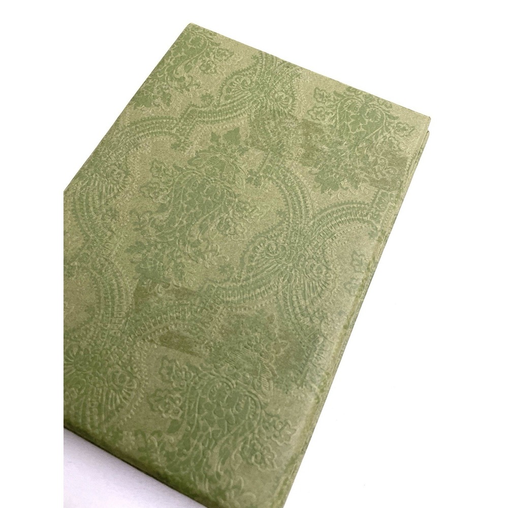 Gucci Gift Box Green Brocade Designer Luxury 6.5 x 4.5 x 1 - Picture 7 of 12